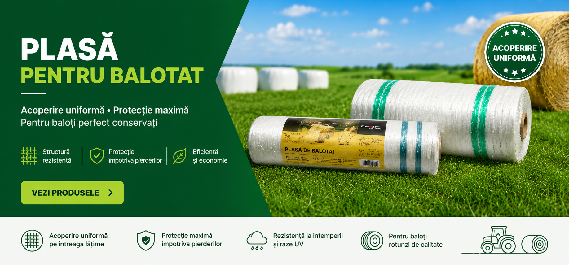 Plasa pentru balotat